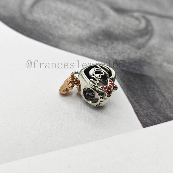 Pandora Minnie Mouse Mom Heart Charm - Picture 3 of 5